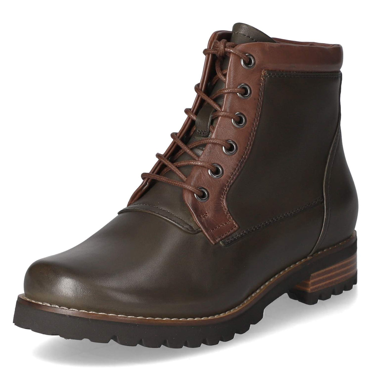 Schnürstiefeletten Grün