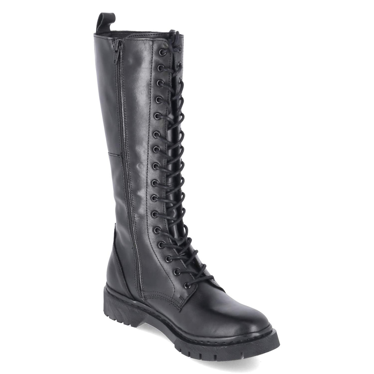 Schnürstiefel Schwarz