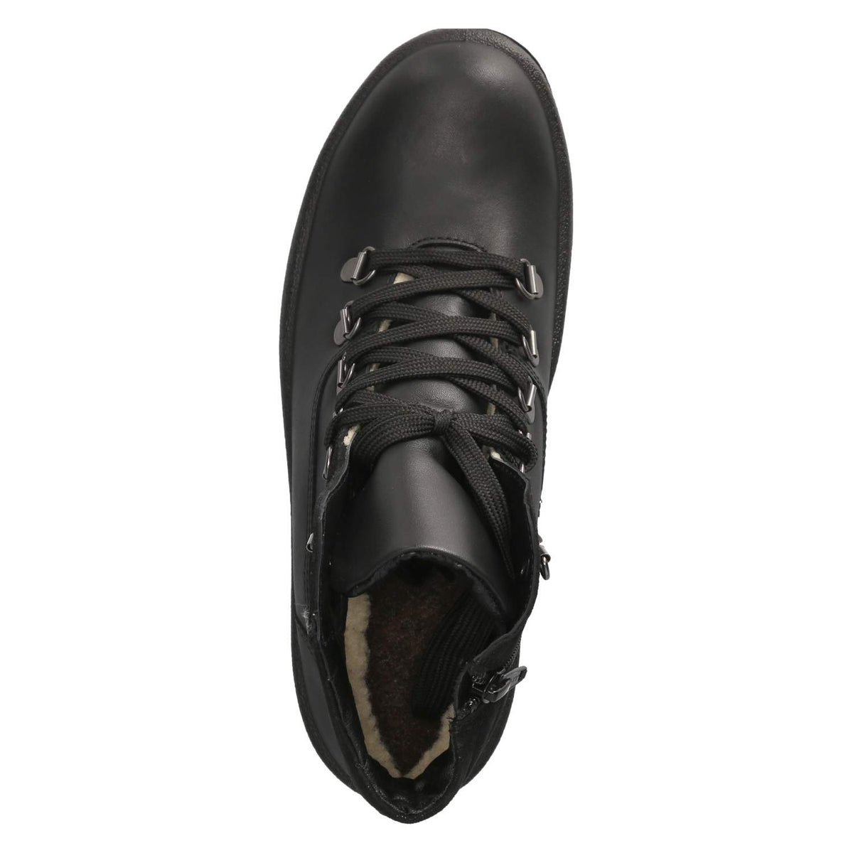 Schnürstiefeletten Schwarz
