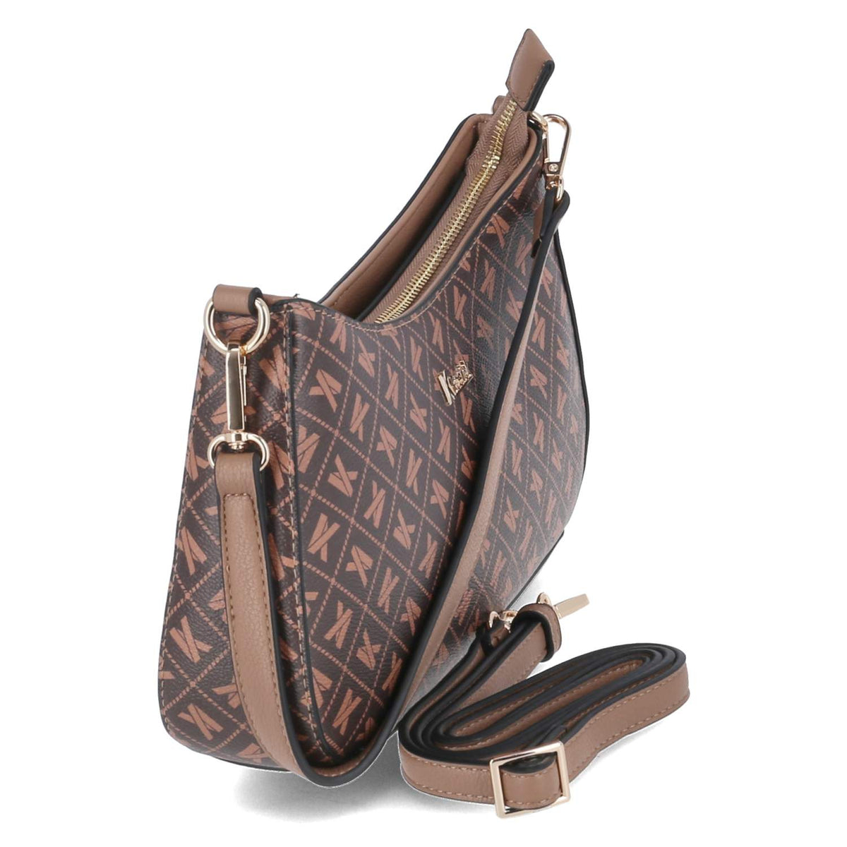 Schultertasche Braun
