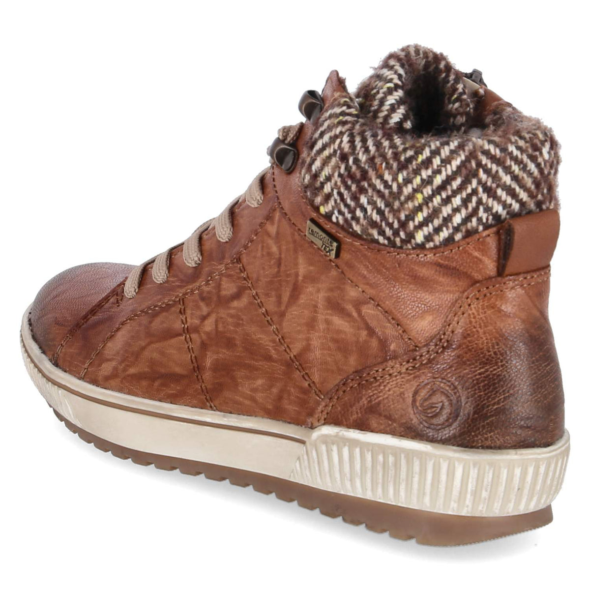 Schnürstiefeletten Braun