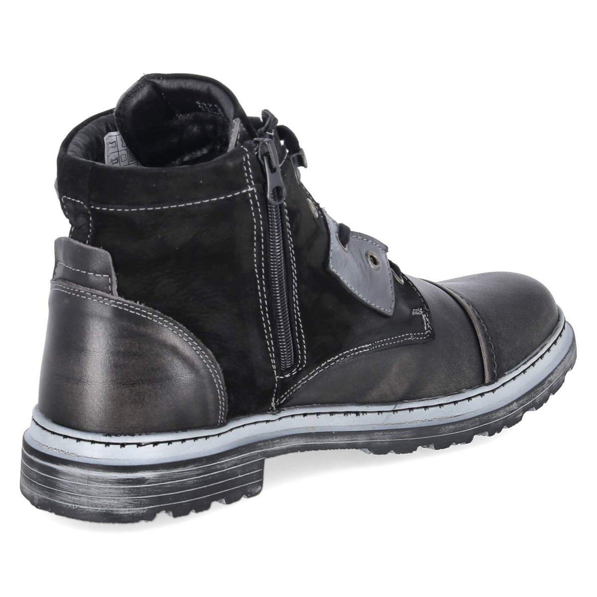 Schnürboots Grau