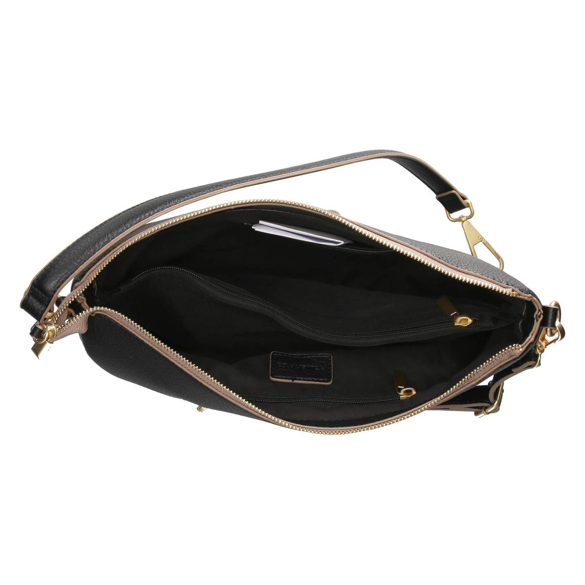 Schultertasche Schwarz