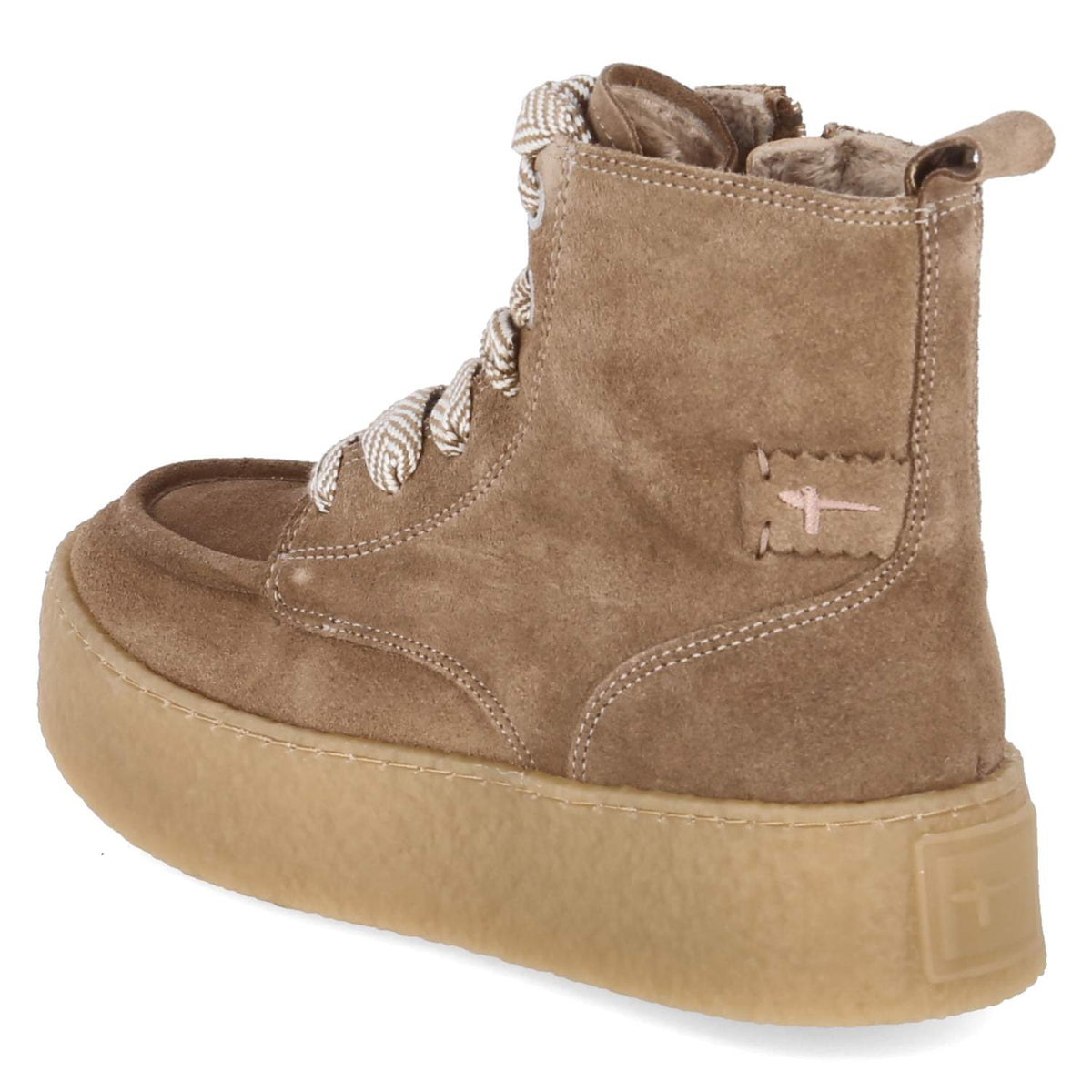 Schnürboots Beige