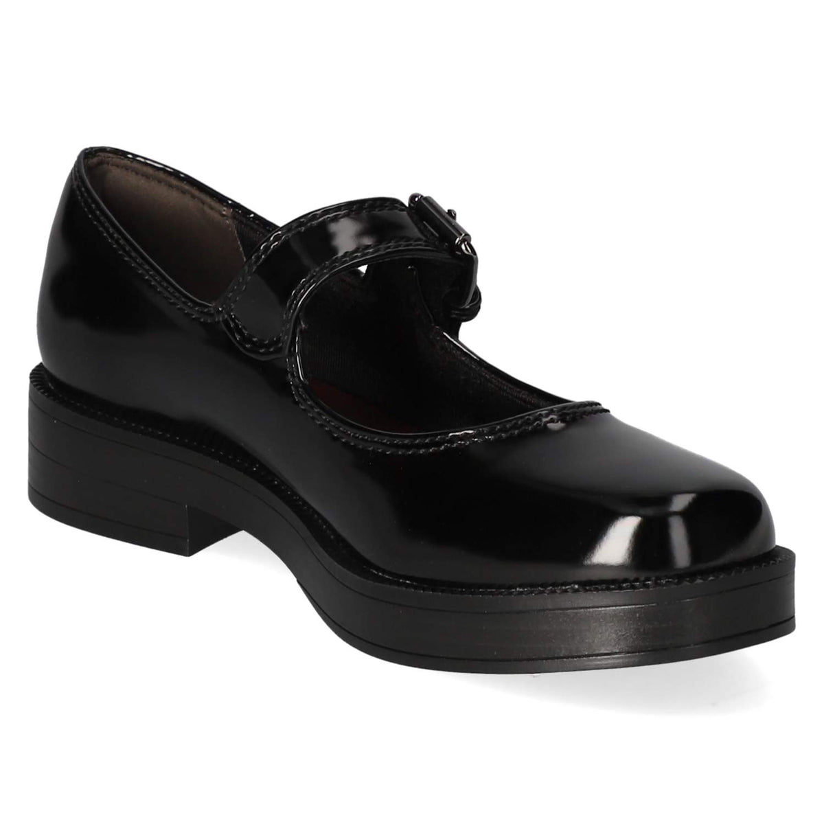 Spangenballerinas Schwarz