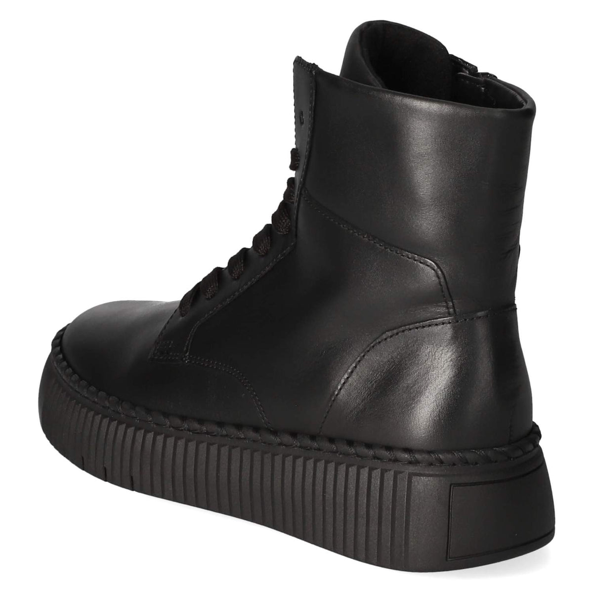Schnürstiefeletten Schwarz