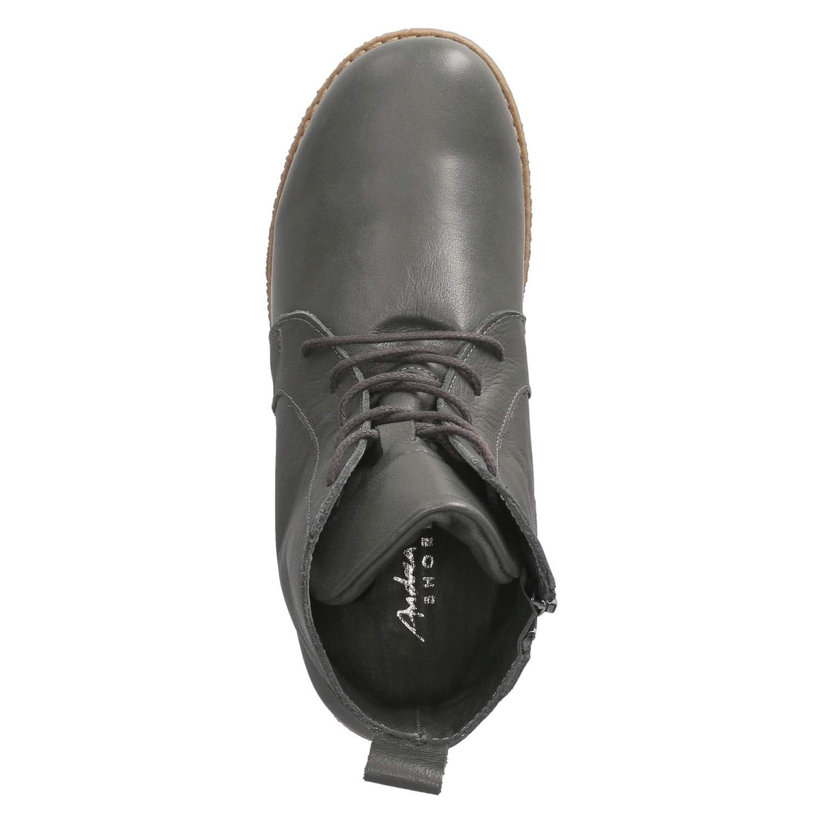 Schnürstiefeletten Grau