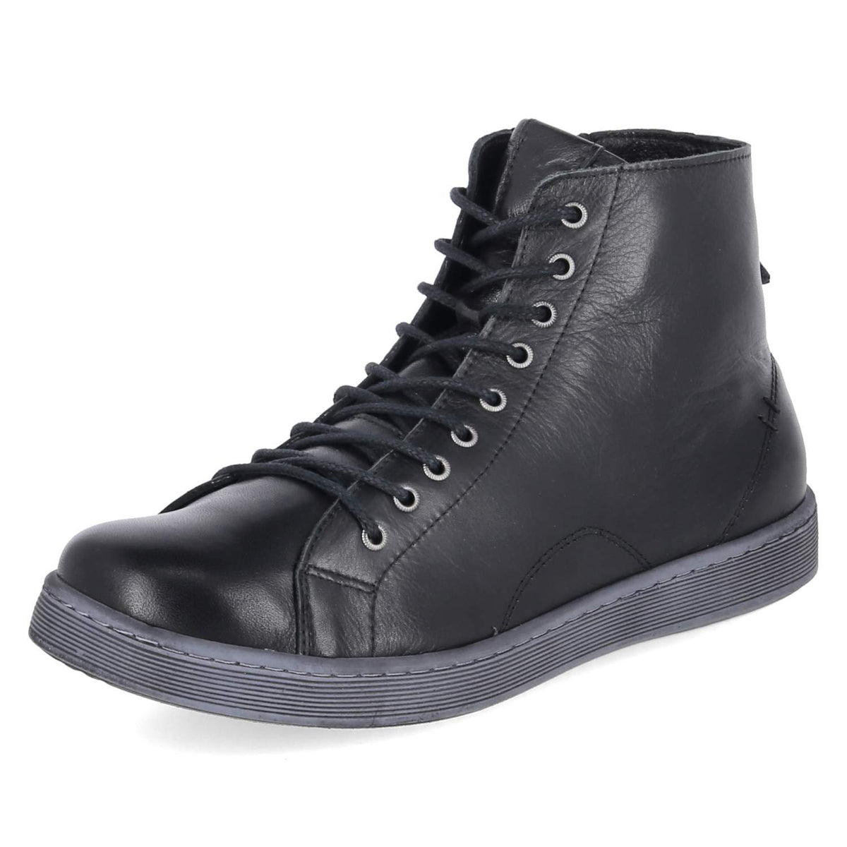 Schnüstiefeletten Schwarz
