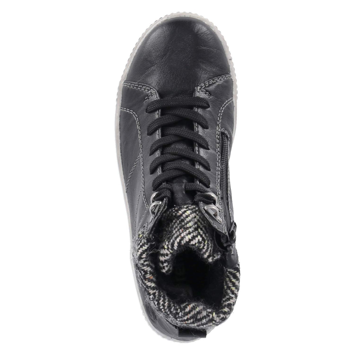 Schnürstiefeletten Schwarz