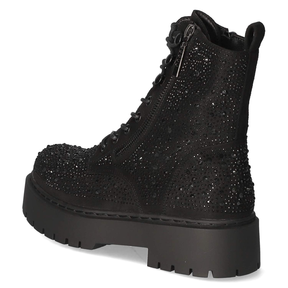 Schnürboots Schwarz