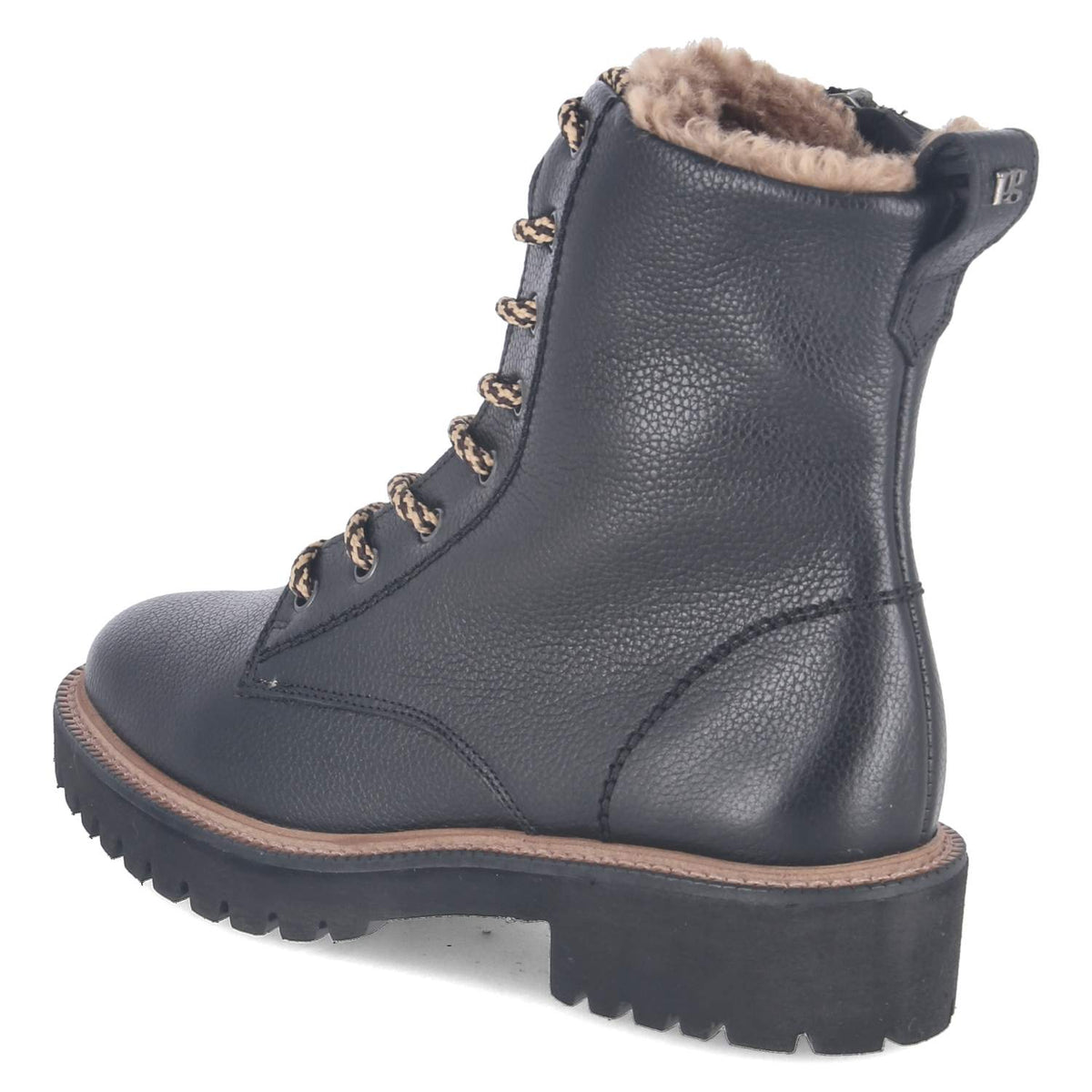 Winterschnürstiefeletten Schwarz