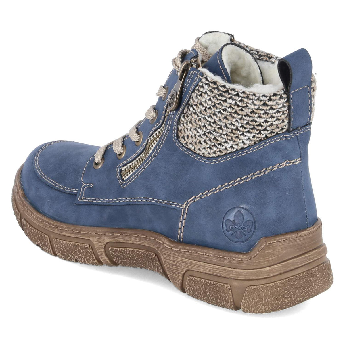 Schnürboots Blau