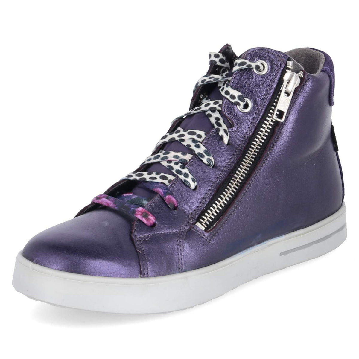 Schnürboots STELLA Lila