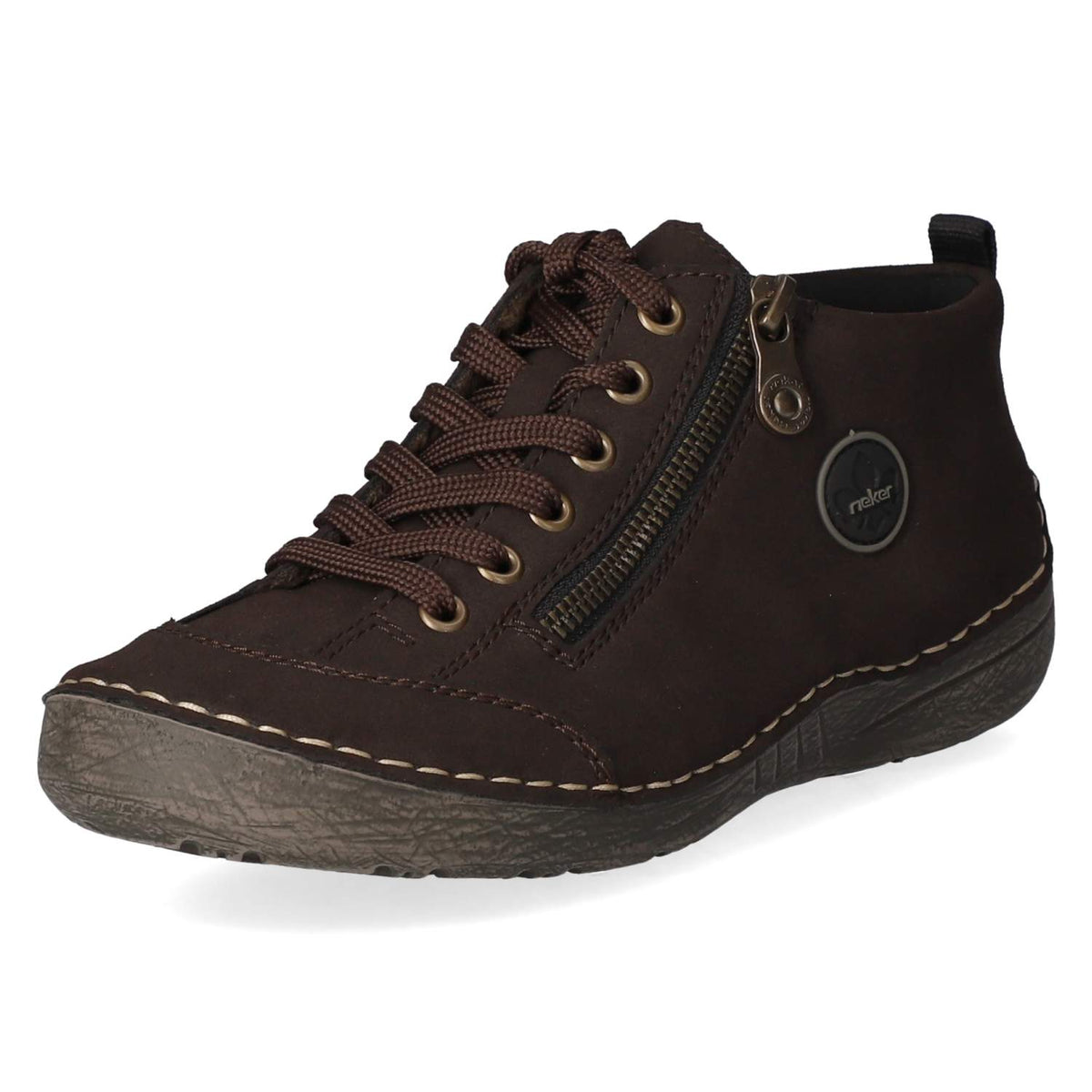Schnürschuhe Braun