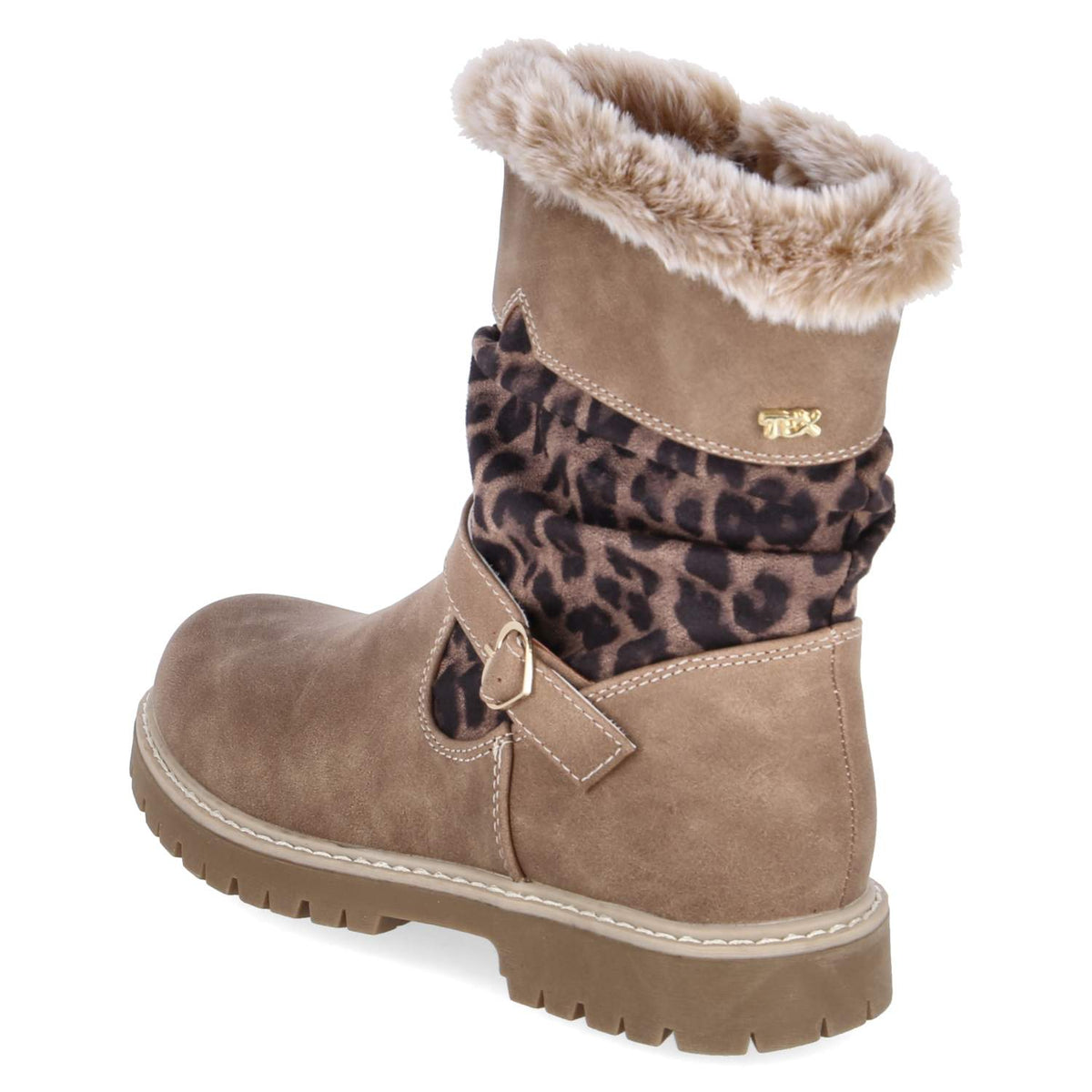 Winterstiefel Beige
