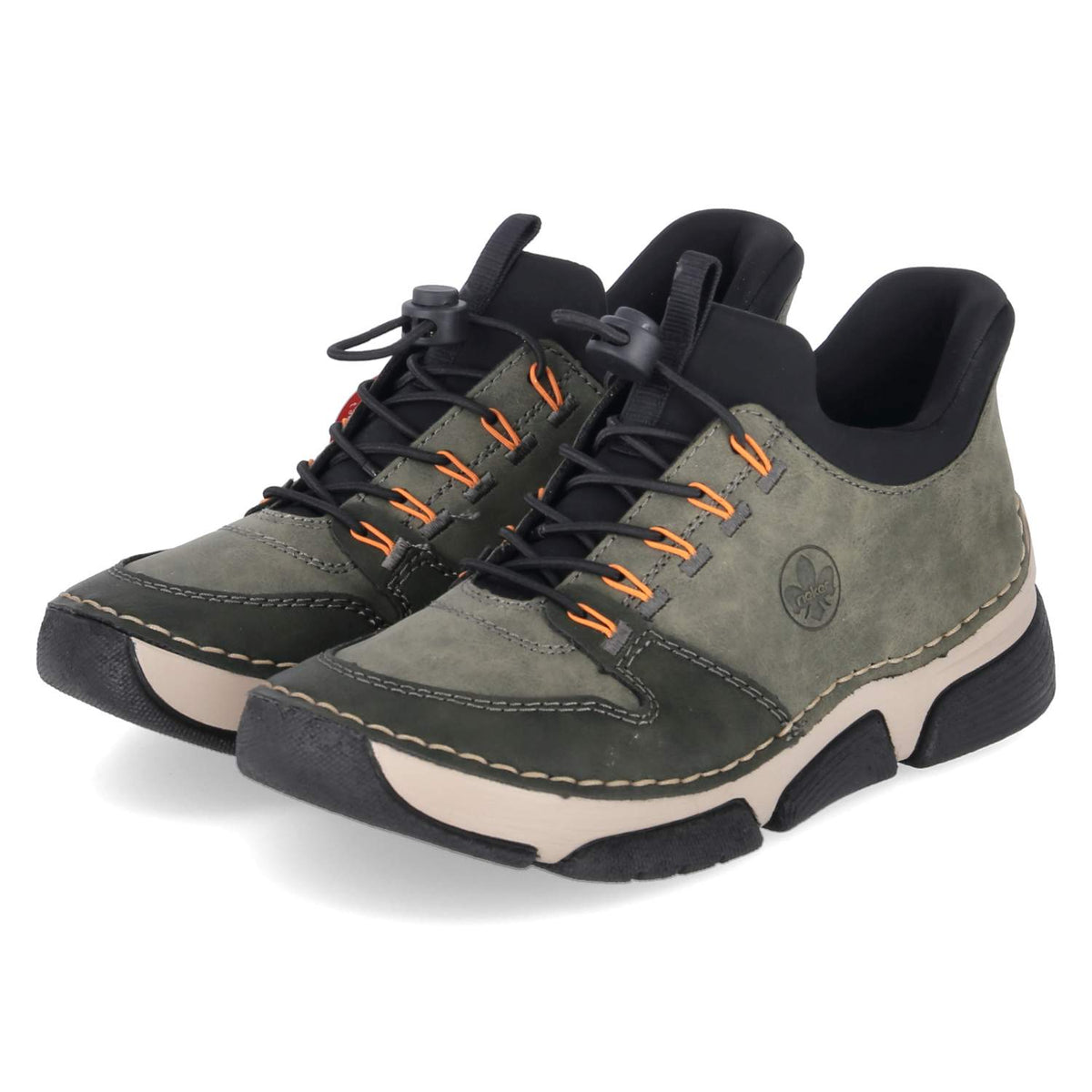 Halbschuhe Grün