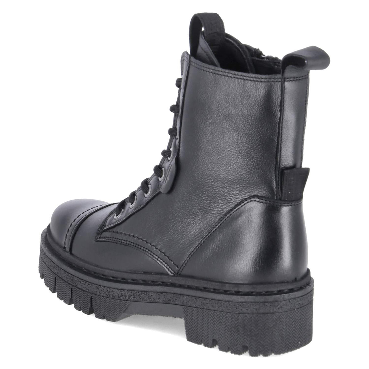Schnürboots Schwarz