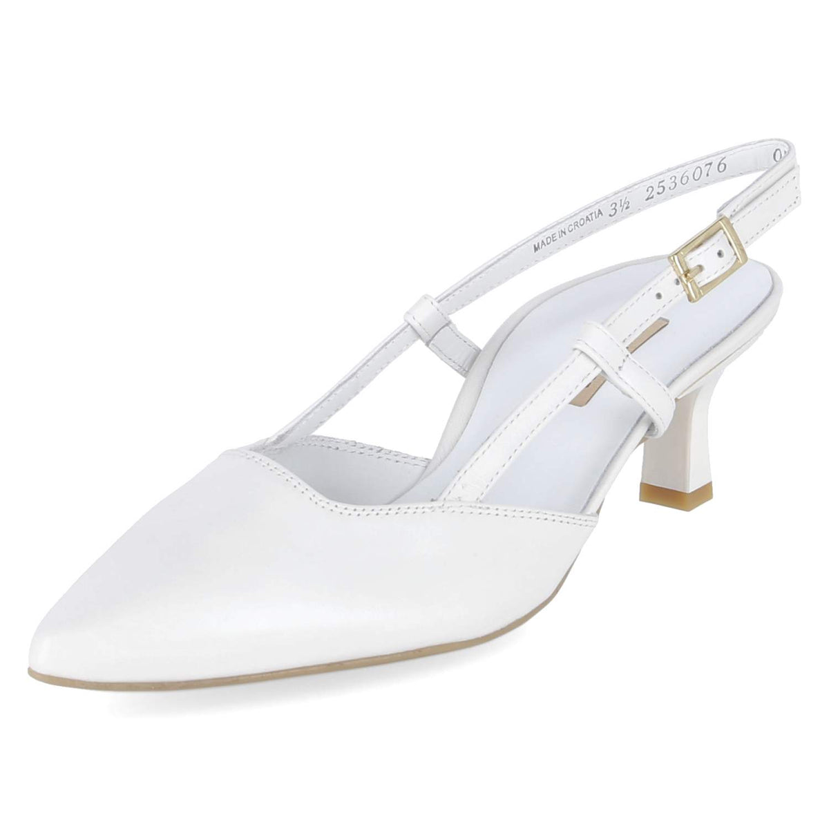 Slingpumps Weiß