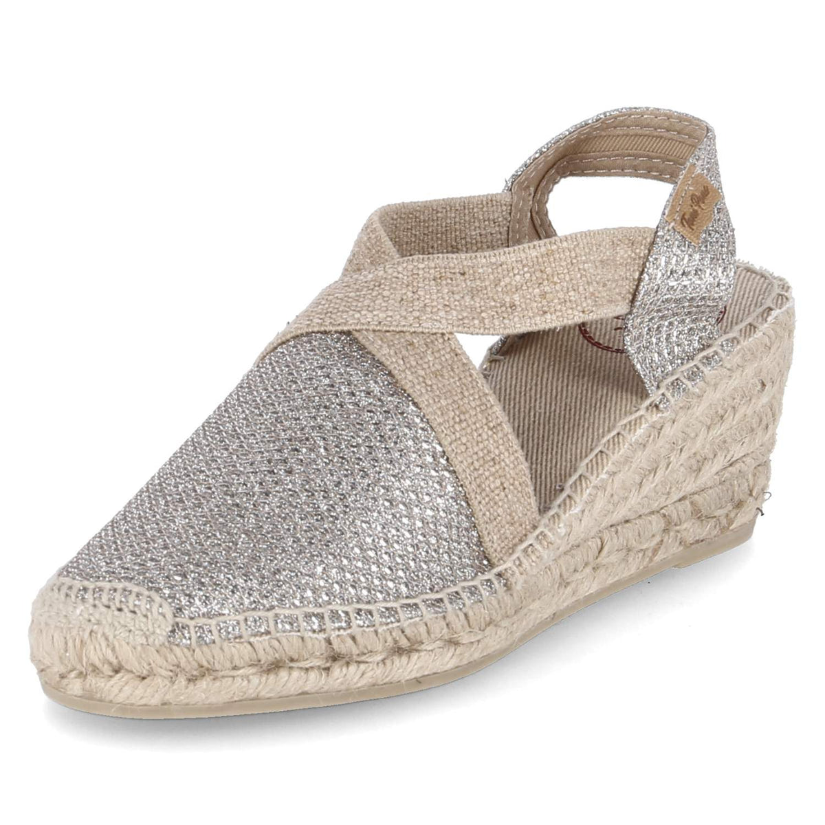 Espadrille-Sandaletten TRITON Silber