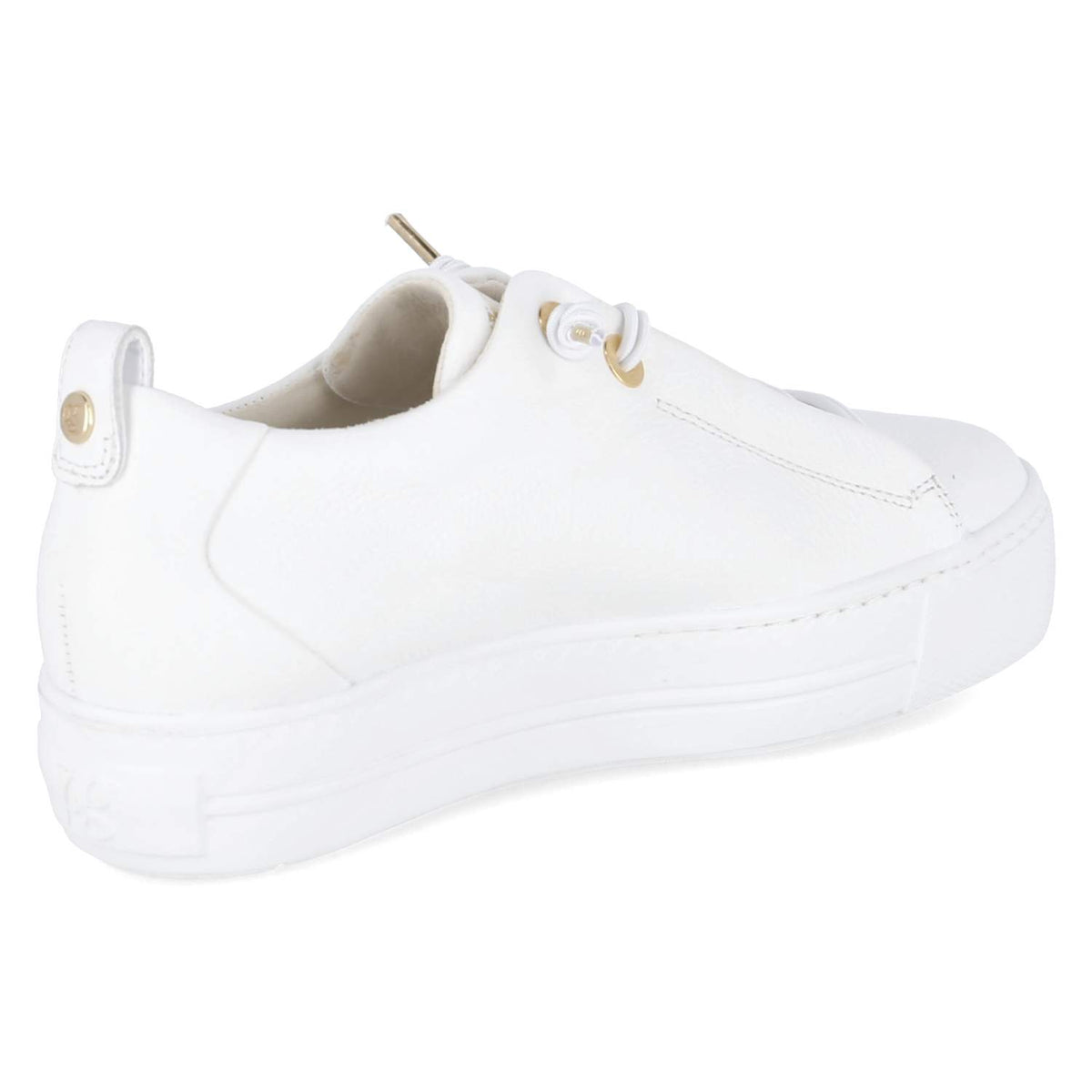 Plateau-Sneaker Weiß