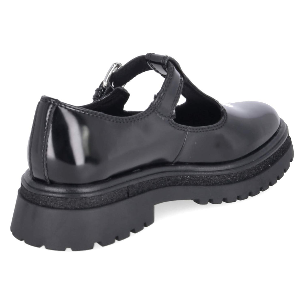 Spangenballerinas Schwarz