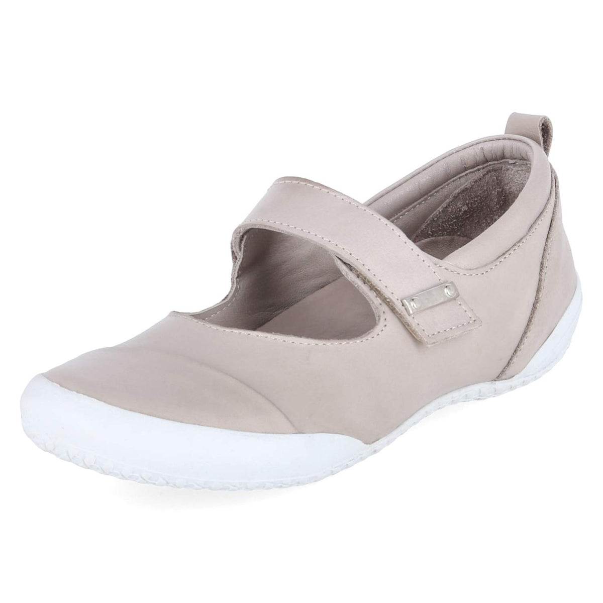Spangenballerinas Grau
