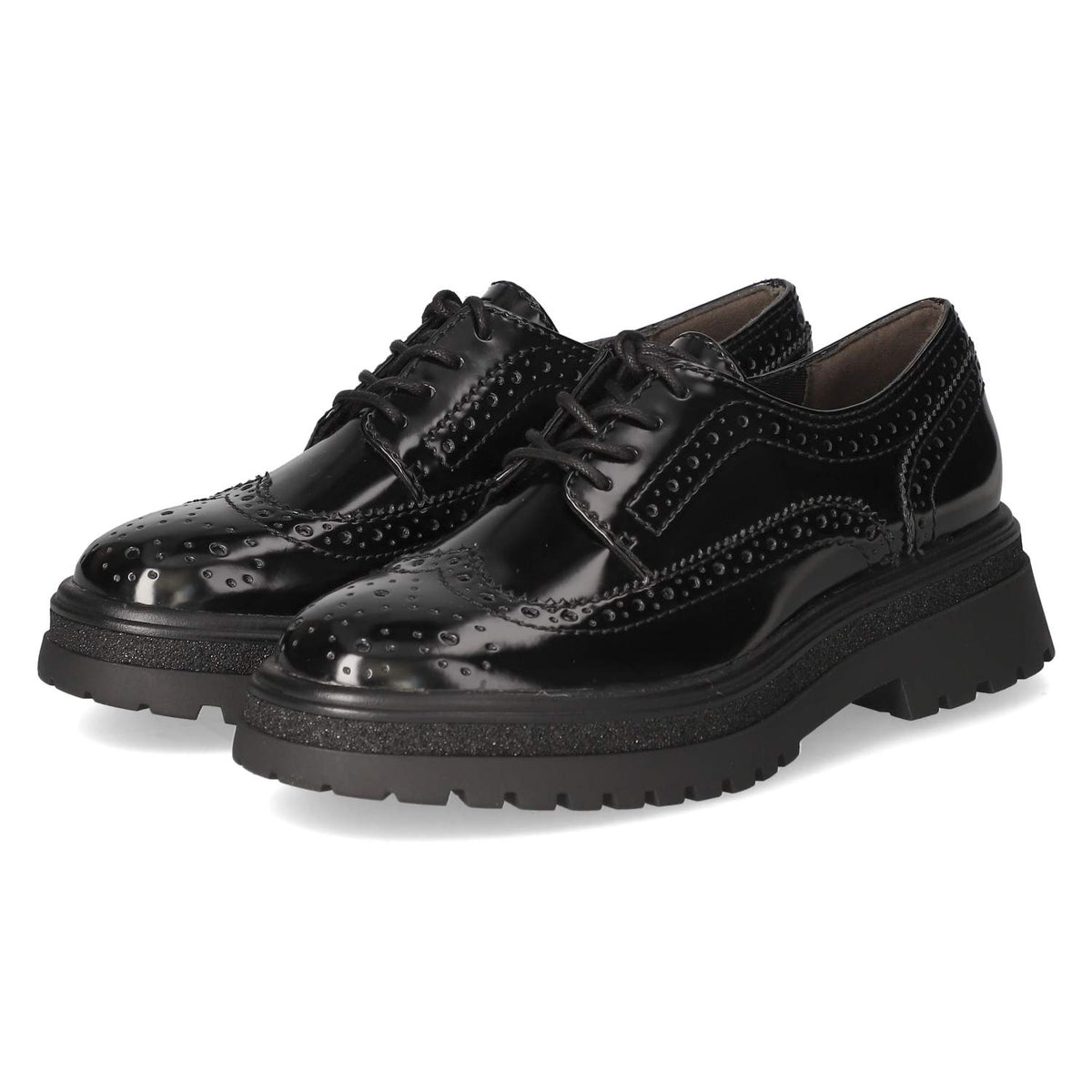 Schnürschuhe Schwarz