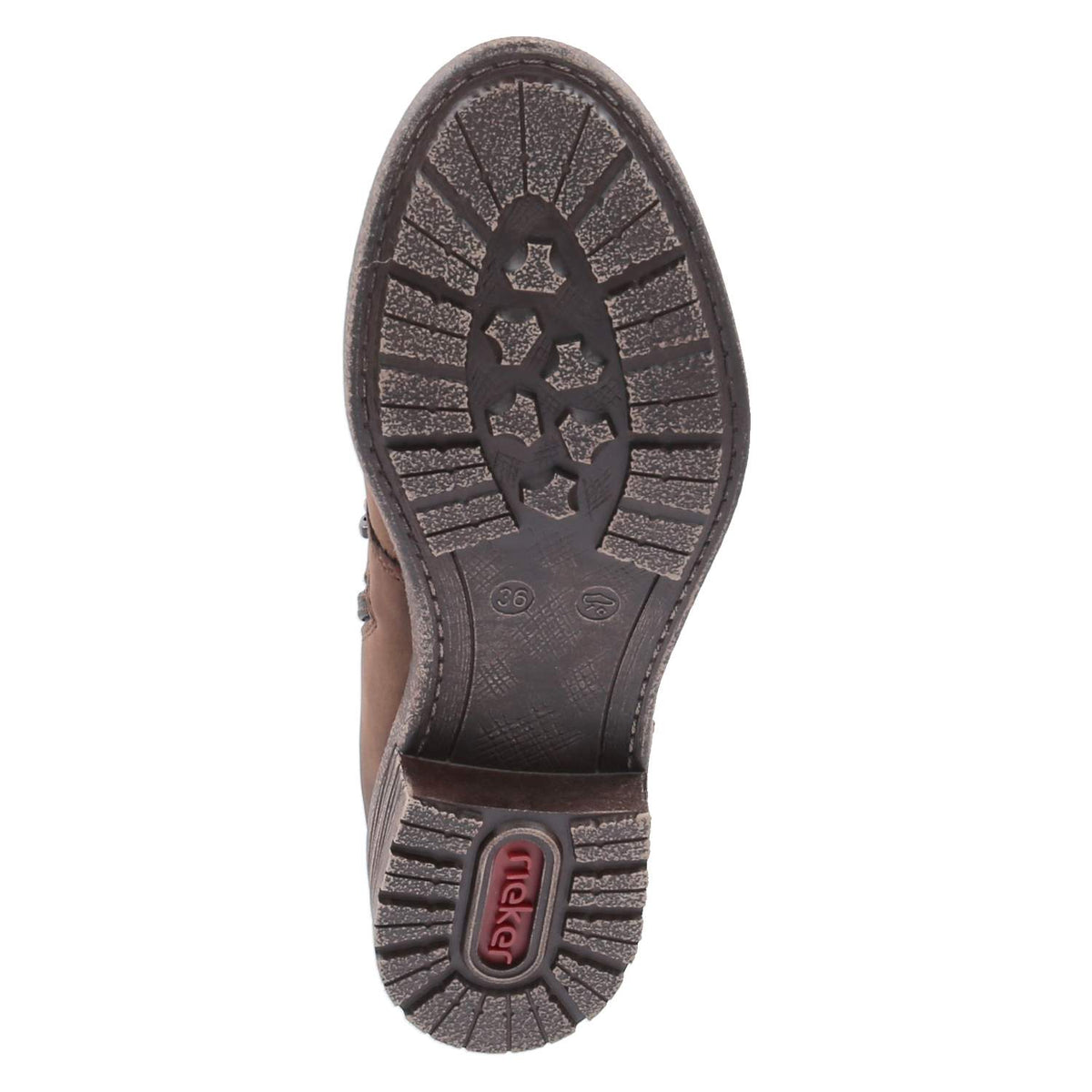 Schnürstiefeletten Braun