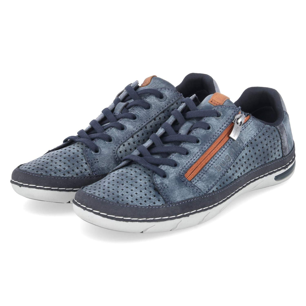 Halbschuhe Blau