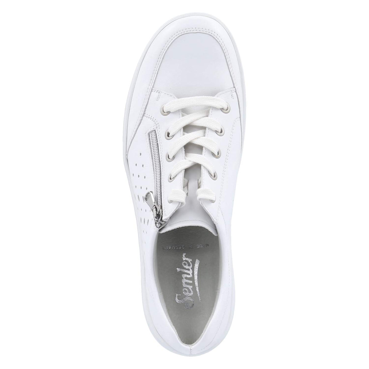 Halbschuhe Weiß