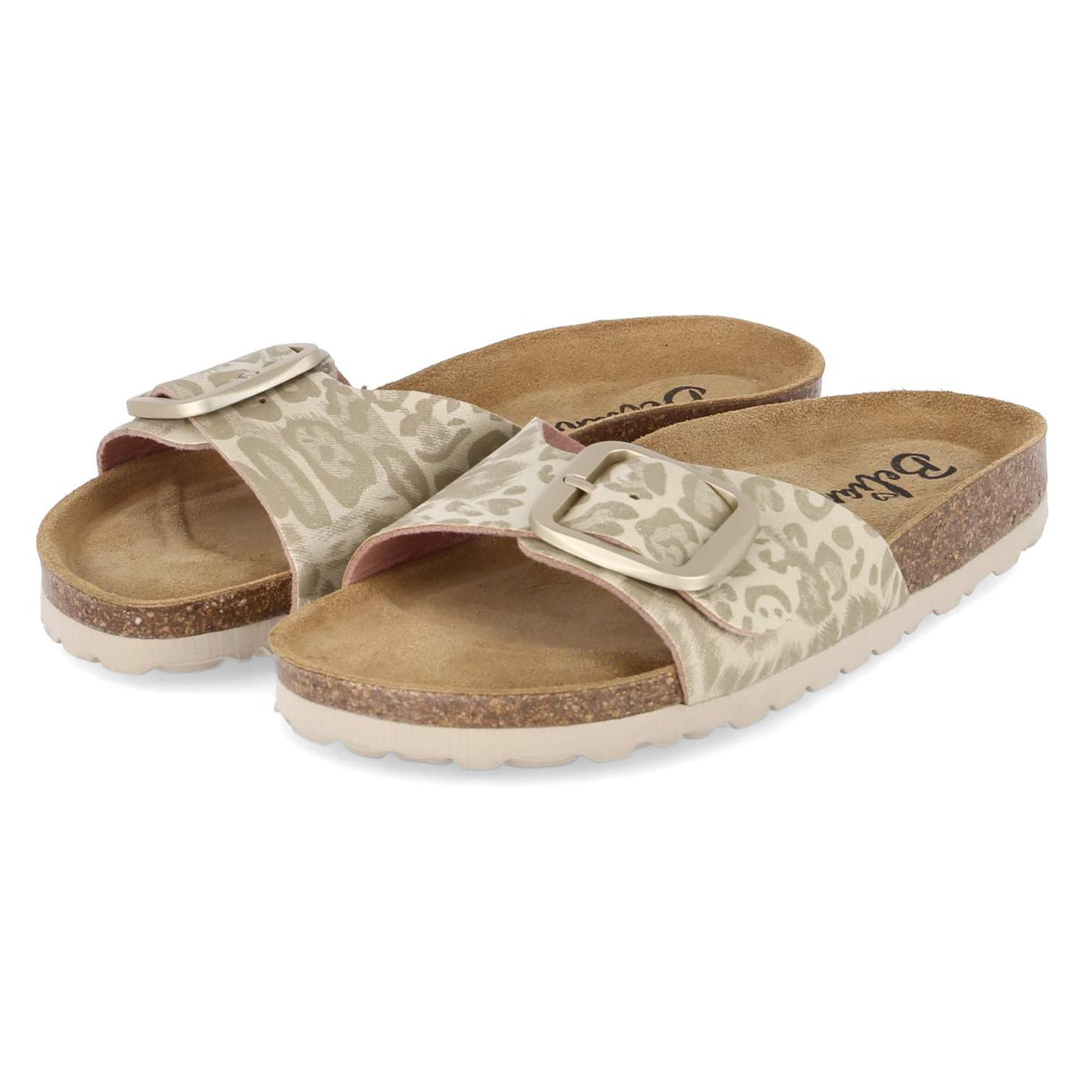 Pantoletten Beige