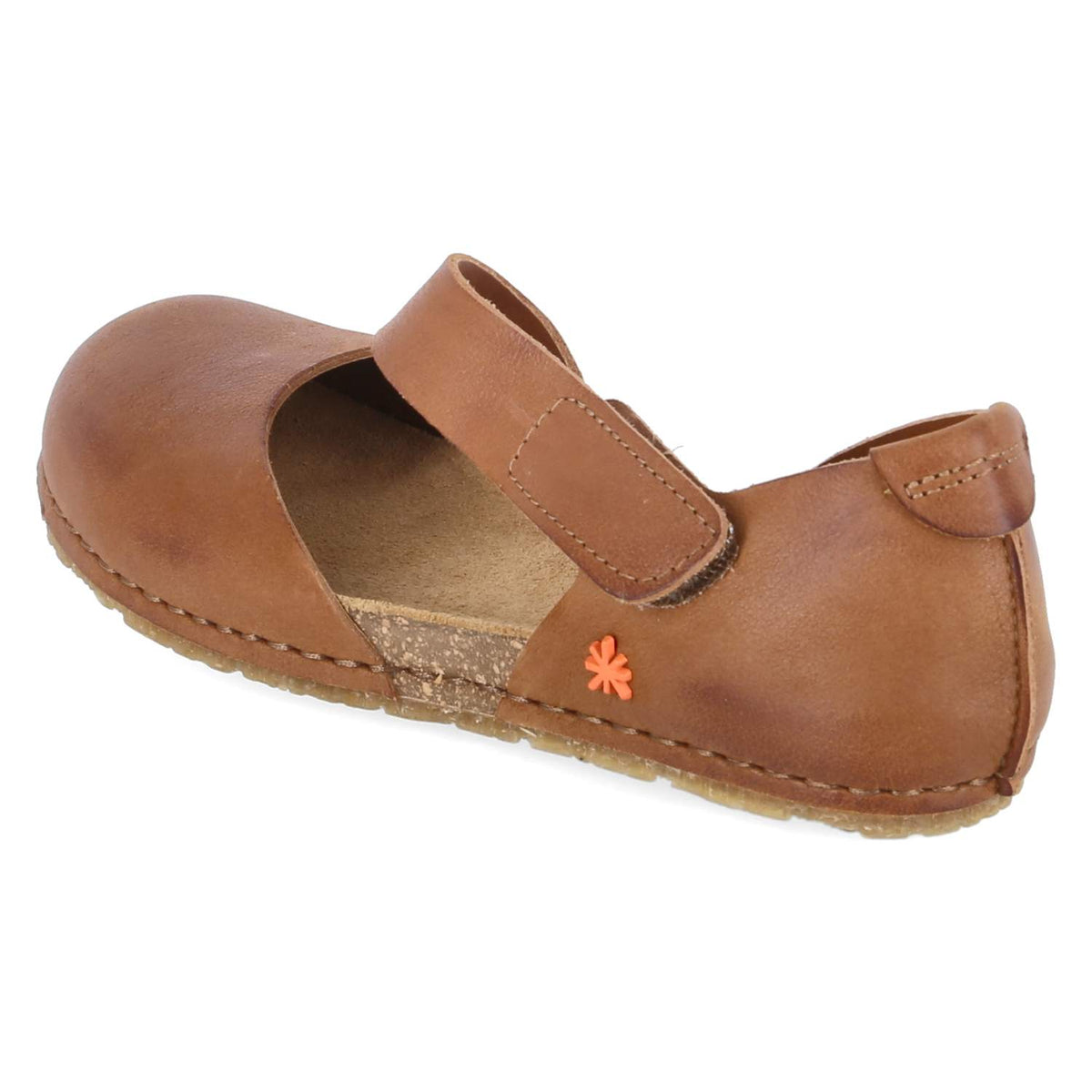 Spangenballerinas CRETA Braun