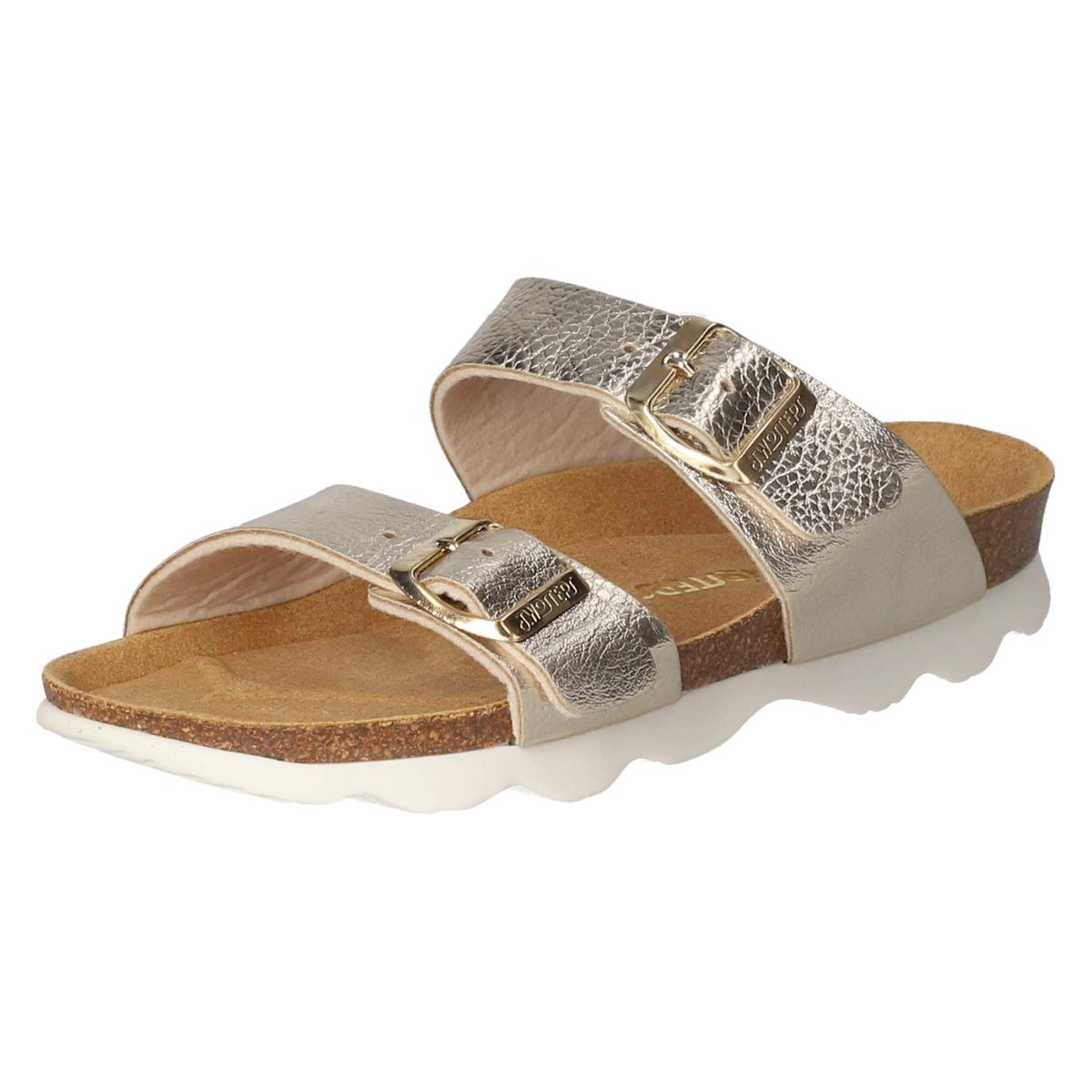 Pantoletten Gold