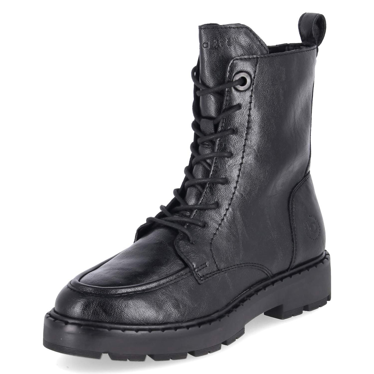 Schnürstiefeletten Schwarz