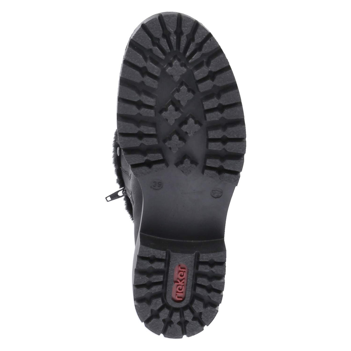 Schnürstiefeletten Schwarz