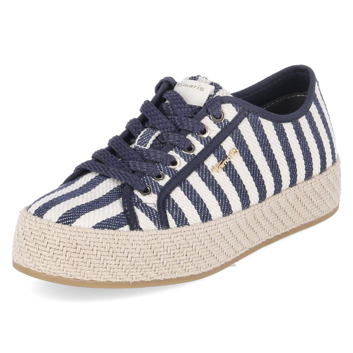Schnür-Espadrilles Blau
