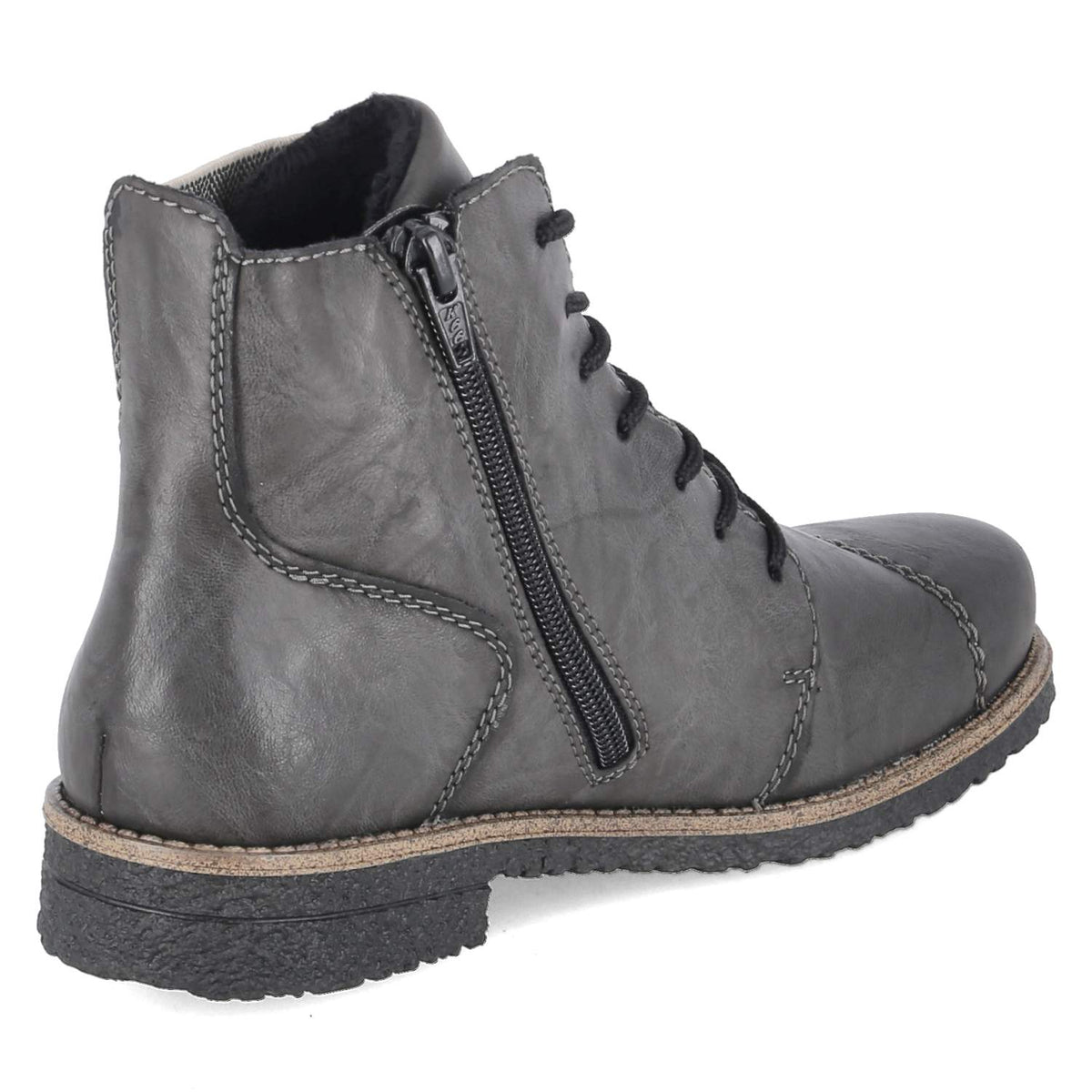 Schnürboots Grau