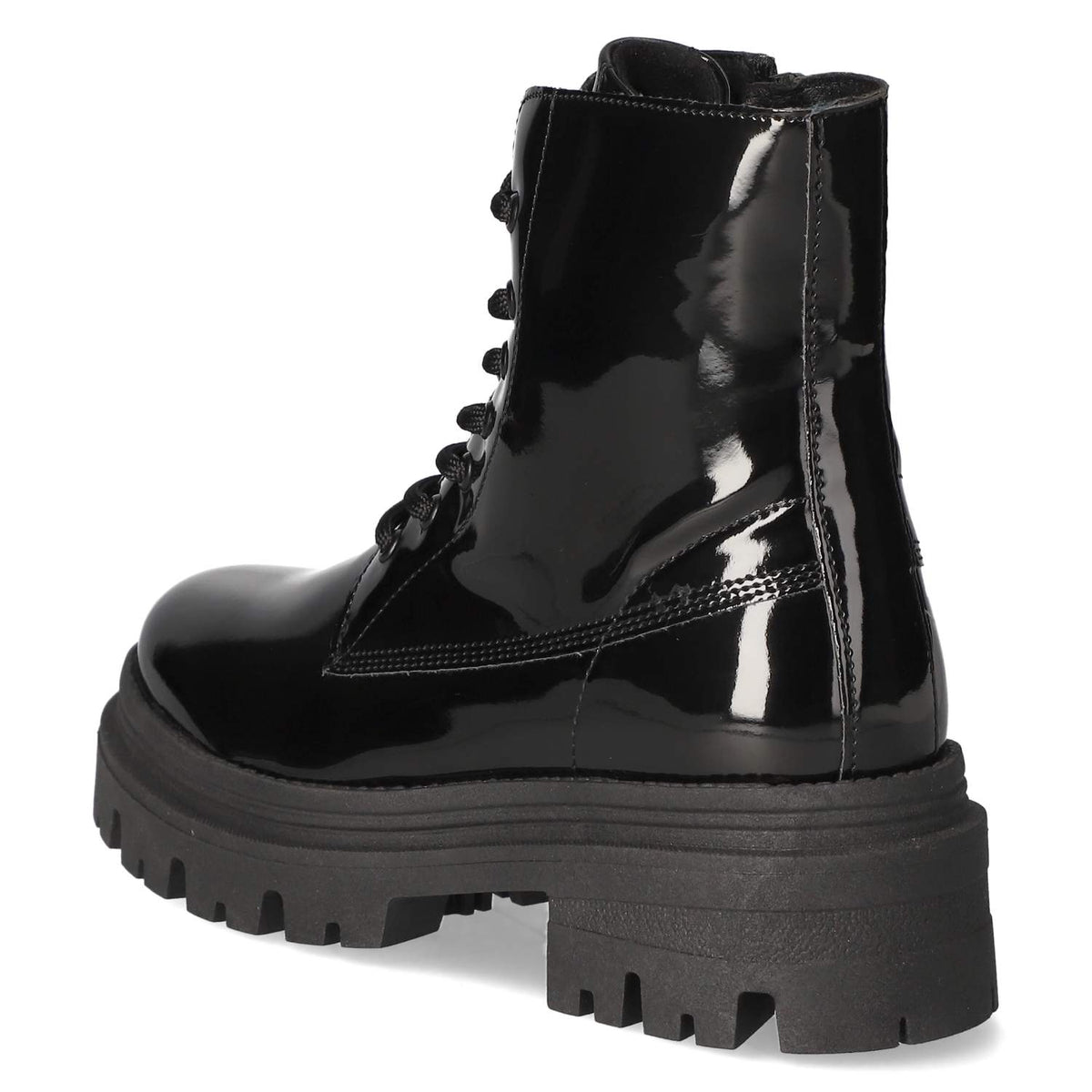 Schnürstiefeletten Schwarz