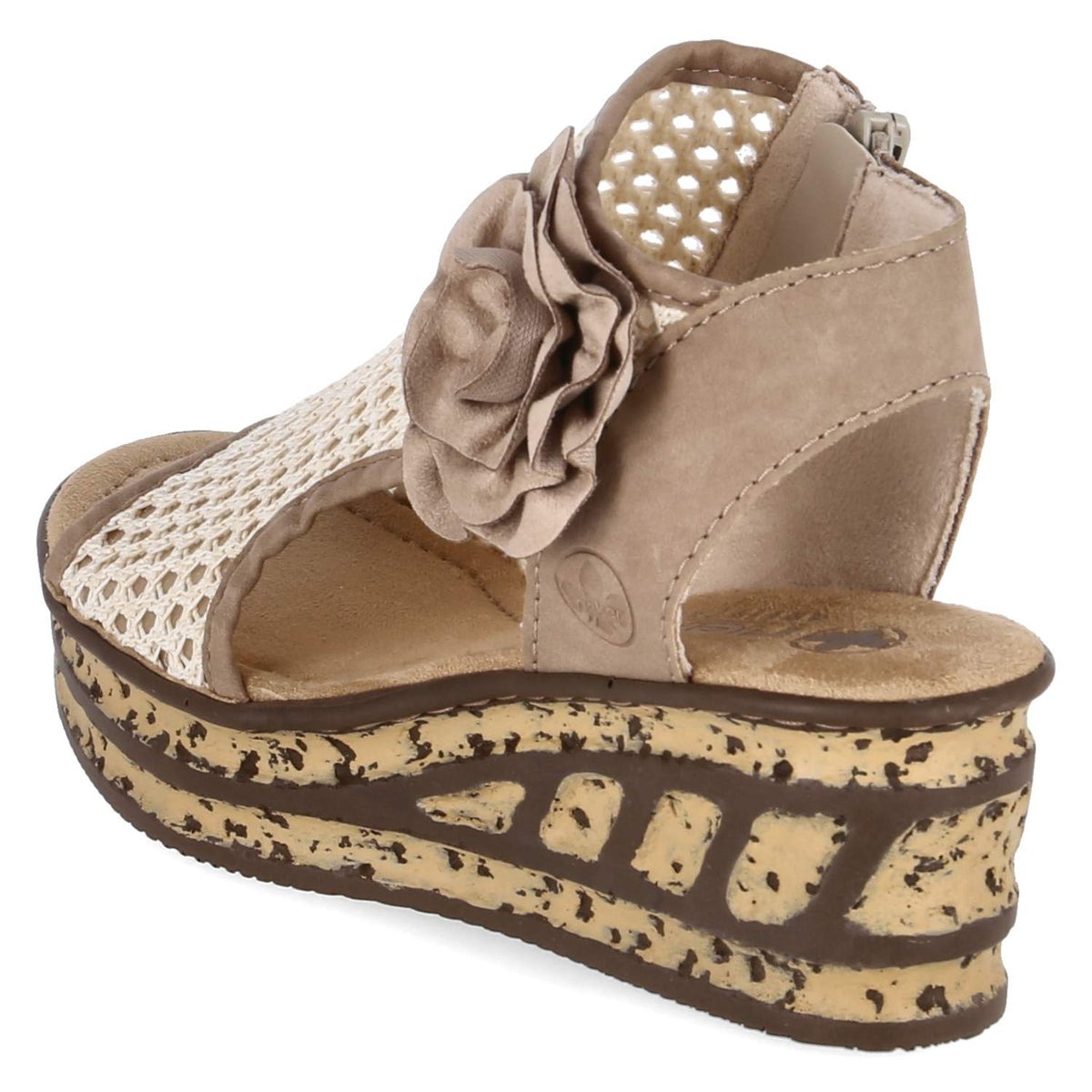 Keilsandaletten Beige