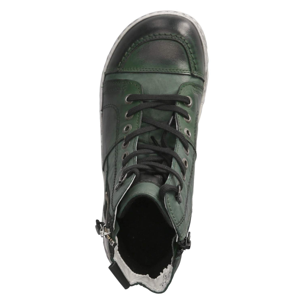Schnürstiefeletten Grün