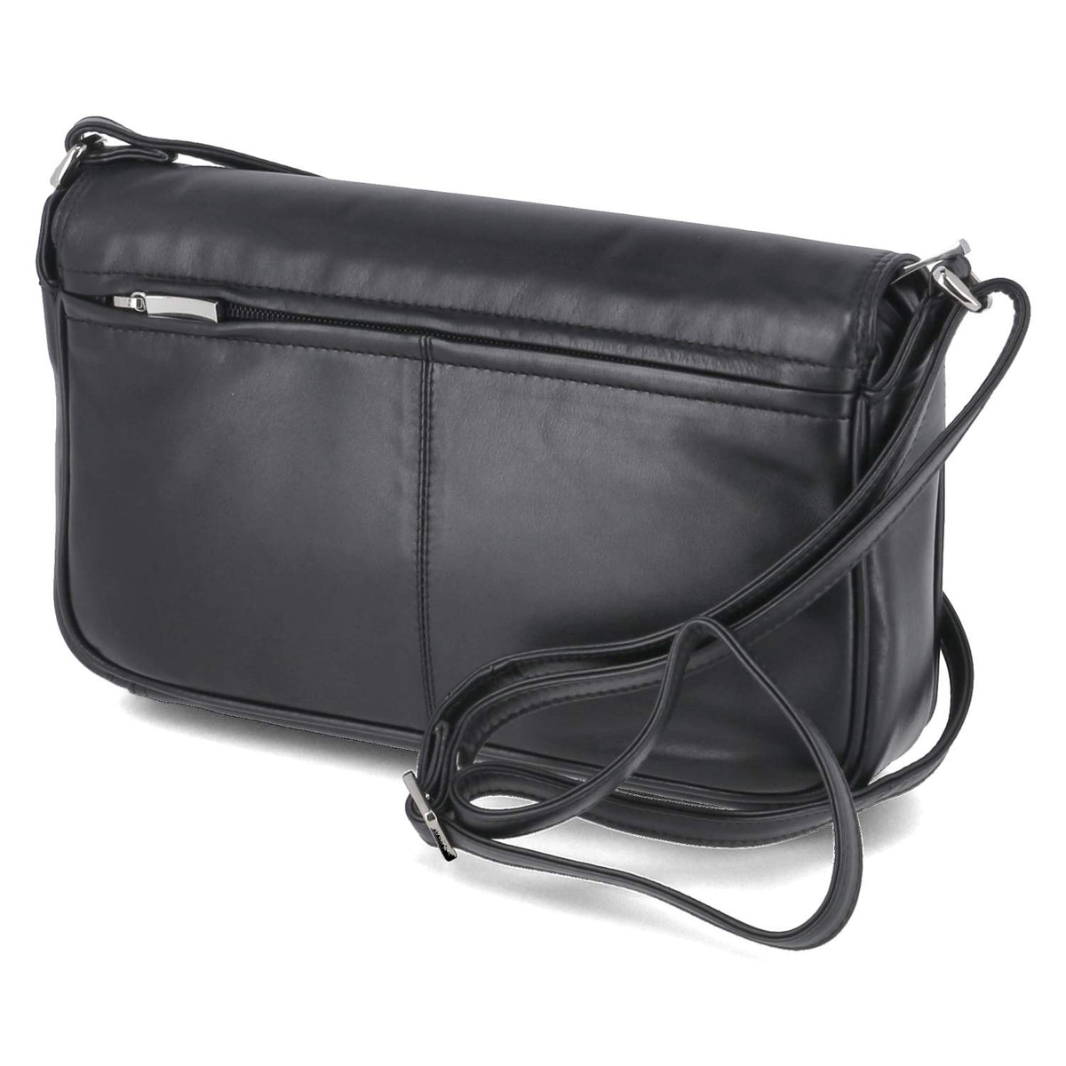 Überschlagtasche Schwarz