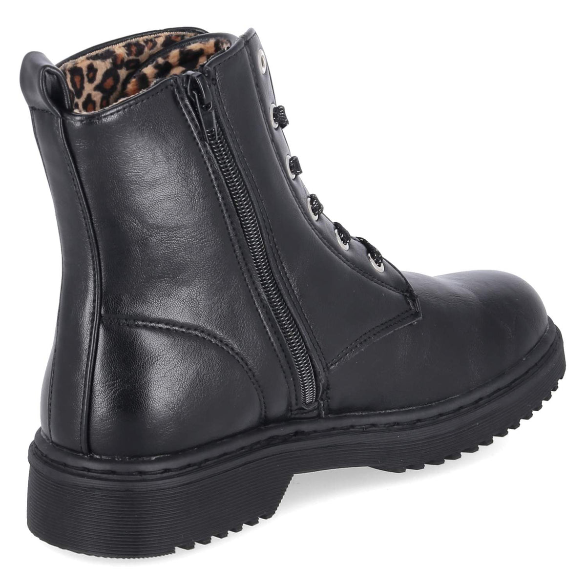 Schnürboots Schwarz