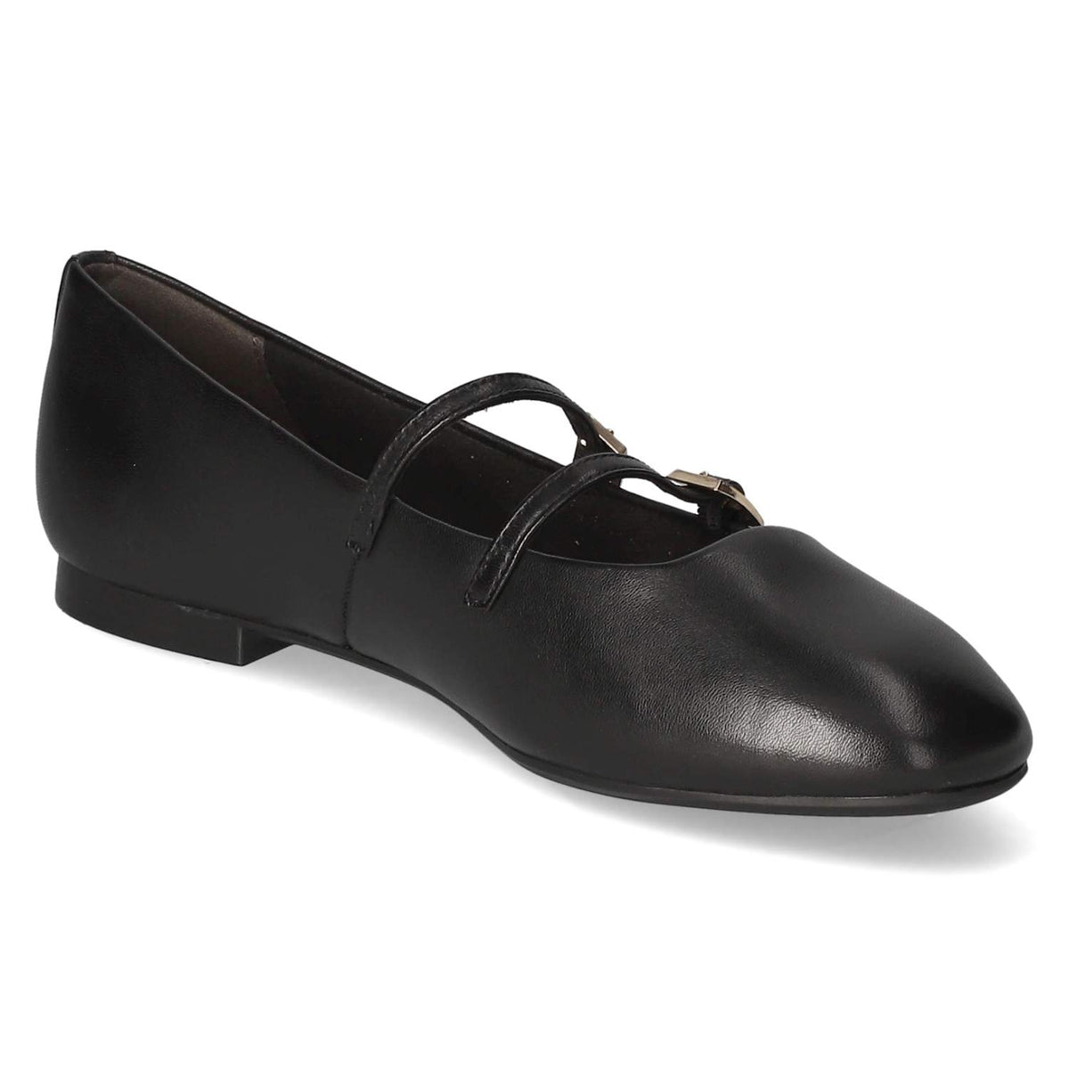 Spangenballerinas Schwarz