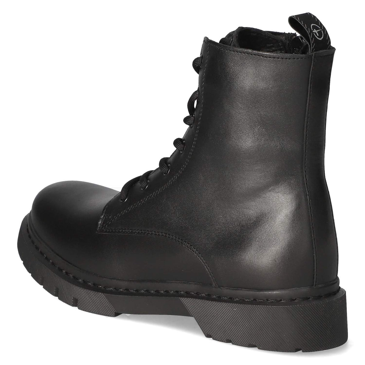Schnürstiefeletten Schwarz