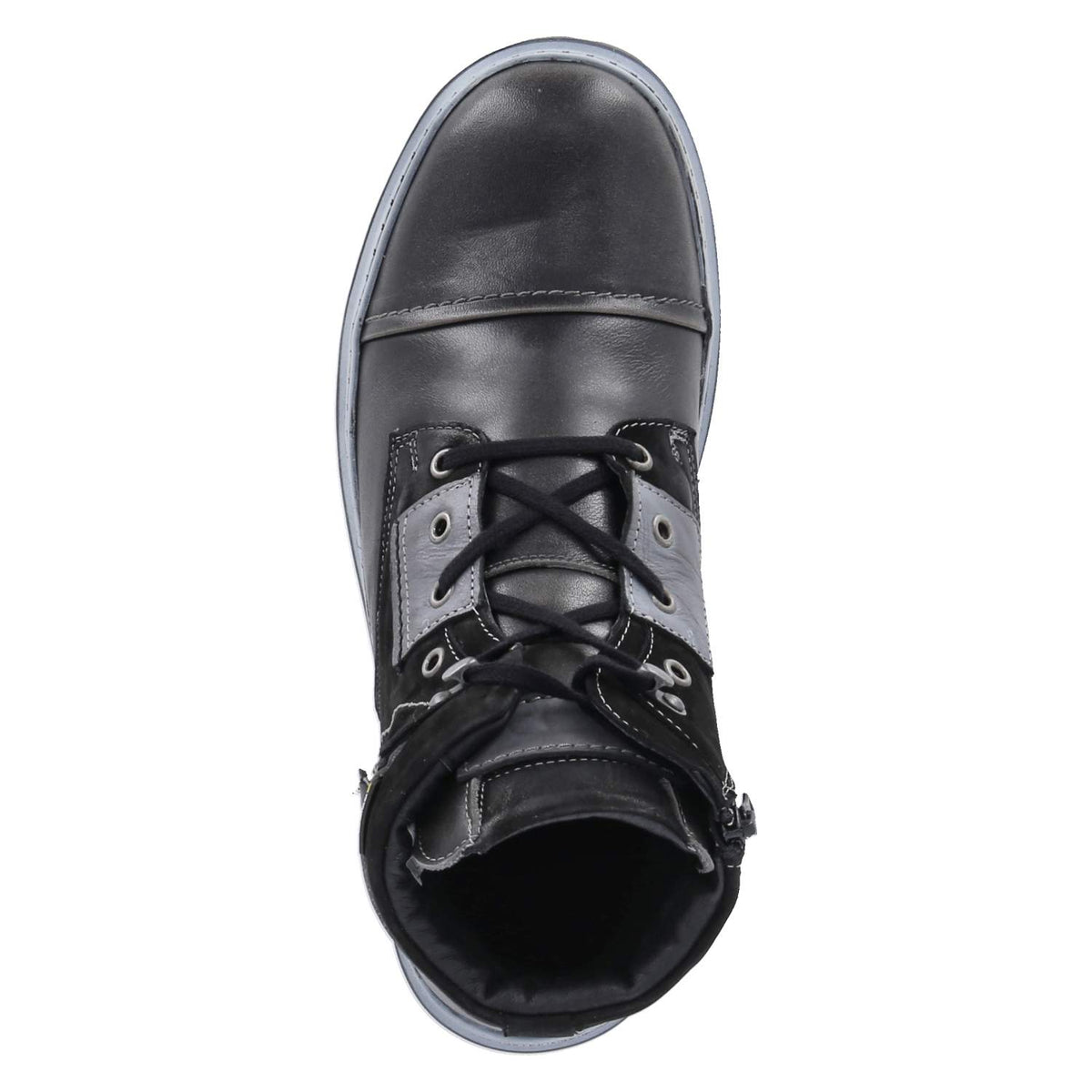 Schnürboots Grau