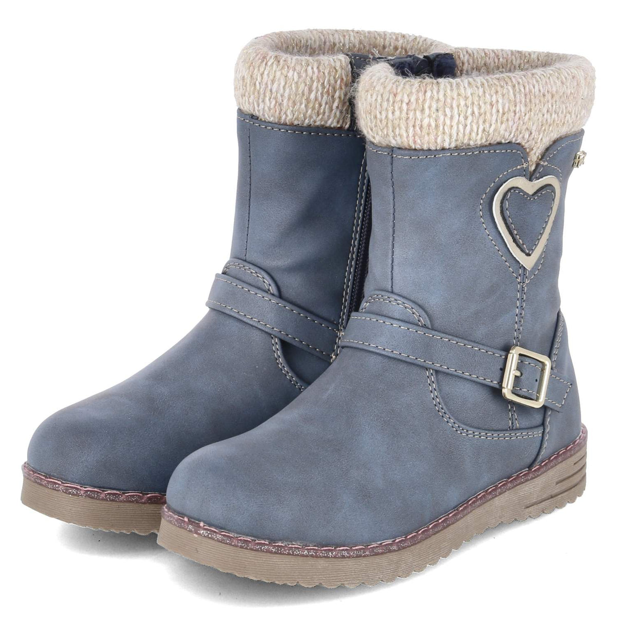 Winterstiefel Blau