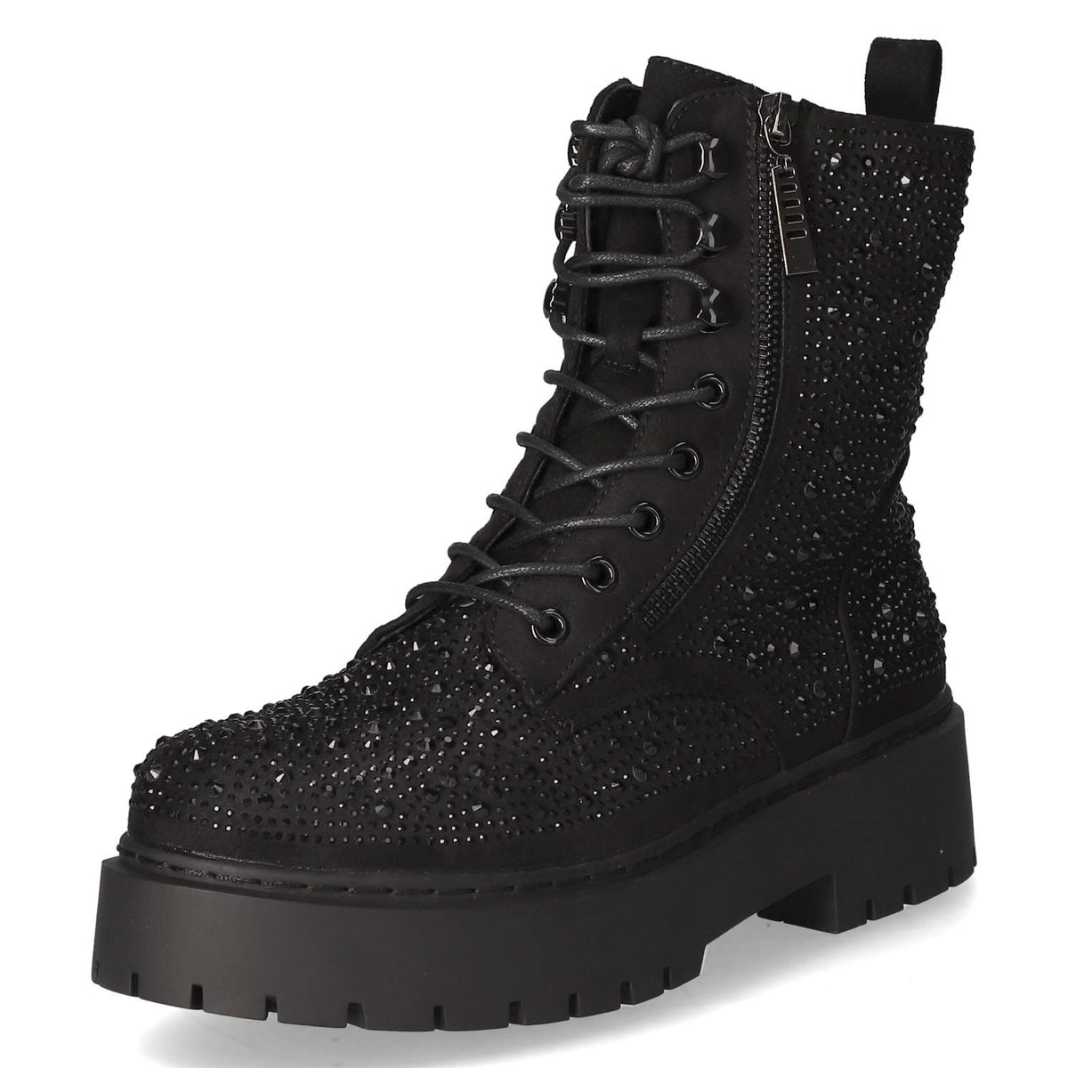 Schnürboots Schwarz