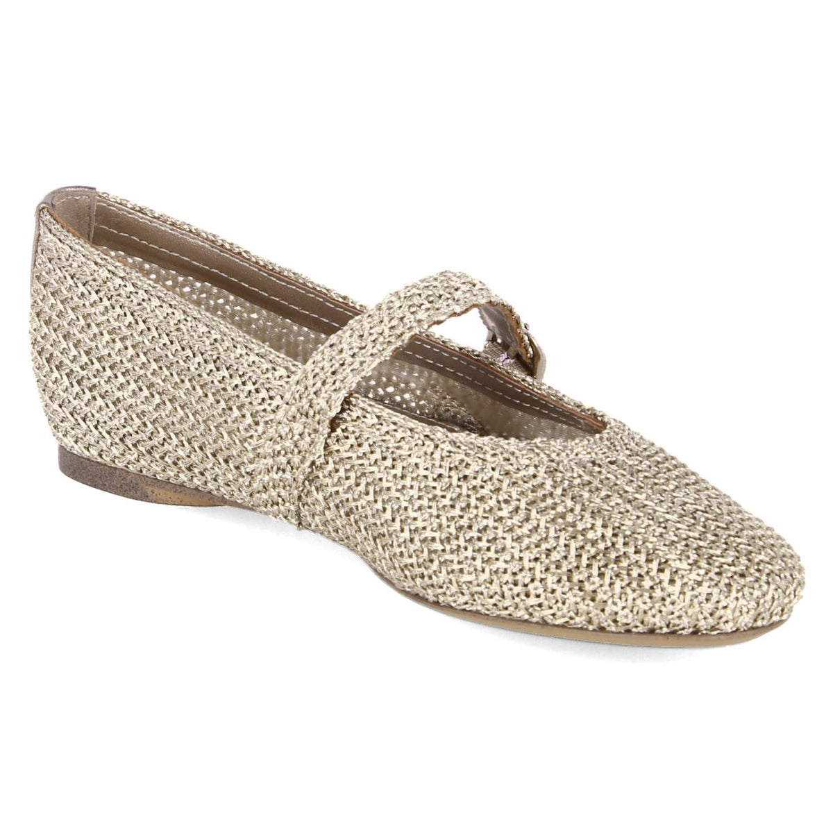 Spangenballerinas Gold