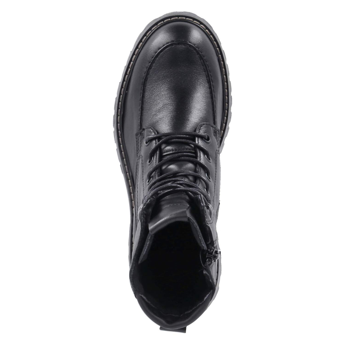 Schnürboots Schwarz