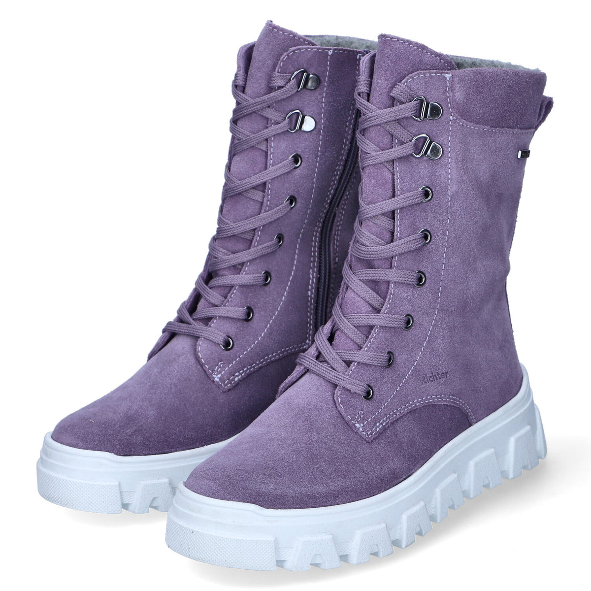 Winterstiefeletten Lila